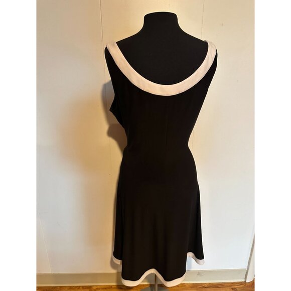Chaps Black & White Sleeveless Dress – Size XL‎ - Picture 6 of 6